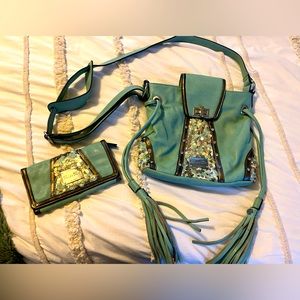 Miss Me purse with matching Miss Me wallet .